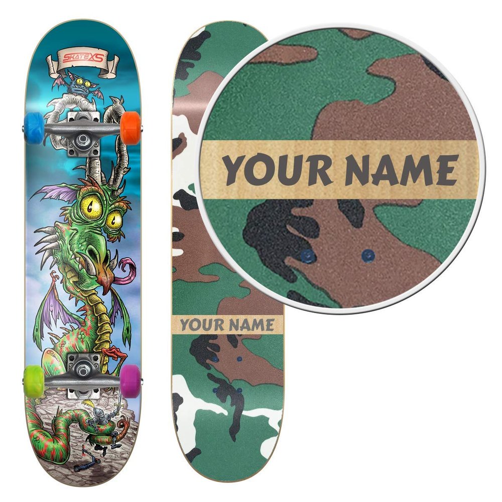 SkateXS Personalized Beginner Dragon Street Skateboard