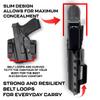 Holster for S&W M&P 9/40 (4"-4.25") - OWB Holster for Concealed Carry / Custom fit to Your Gun - Outside the Waistband - Comfort and Concealment - EDC - Pistol Holster - Gun Holster view 2