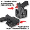Holster for S&W M&P 9/40 (4"-4.25") - OWB Holster for Concealed Carry / Custom fit to Your Gun - Outside the Waistband - Comfort and Concealment - EDC - Pistol Holster - Gun Holster view 3