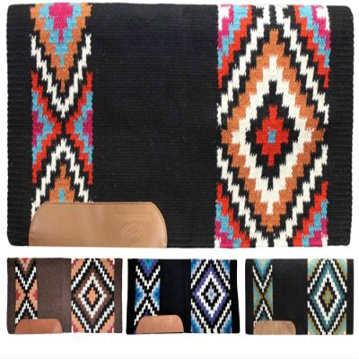 Tahoe Tack 34" x 36" Maisie New Zealand Wool Western Show Saddle Blanket Pad