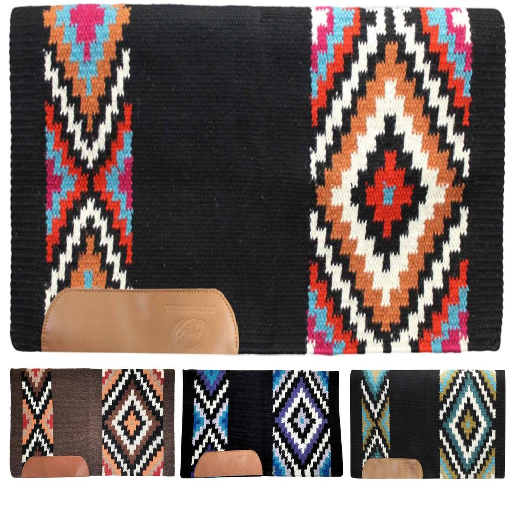 Tahoe Tack 34" x 36" Maisie New Zealand Wool Western Show Saddle Blanket Pad