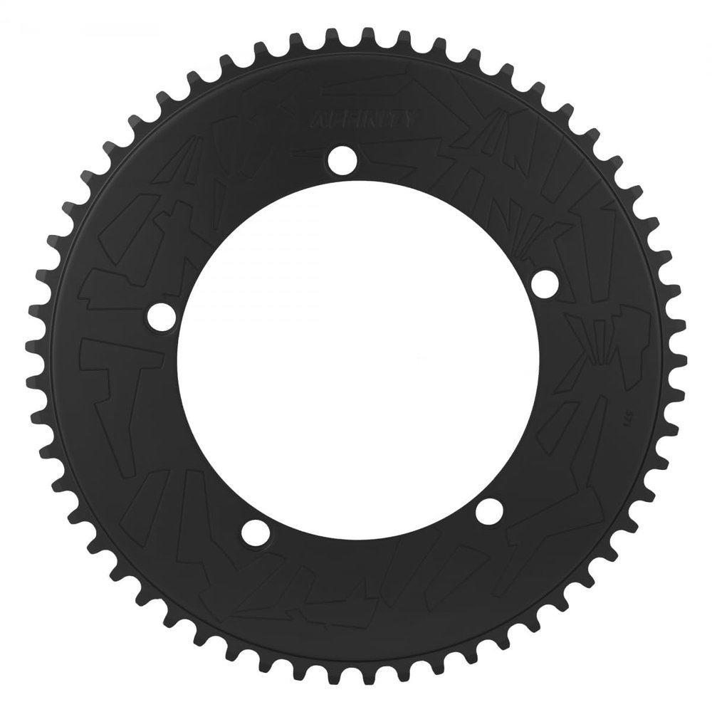 Affinity Pro Chainring 144mm 57T Alloy Hard-Anodized Black