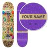 SkateXS Personalized Beginner Flowers Street Skateboard view 1