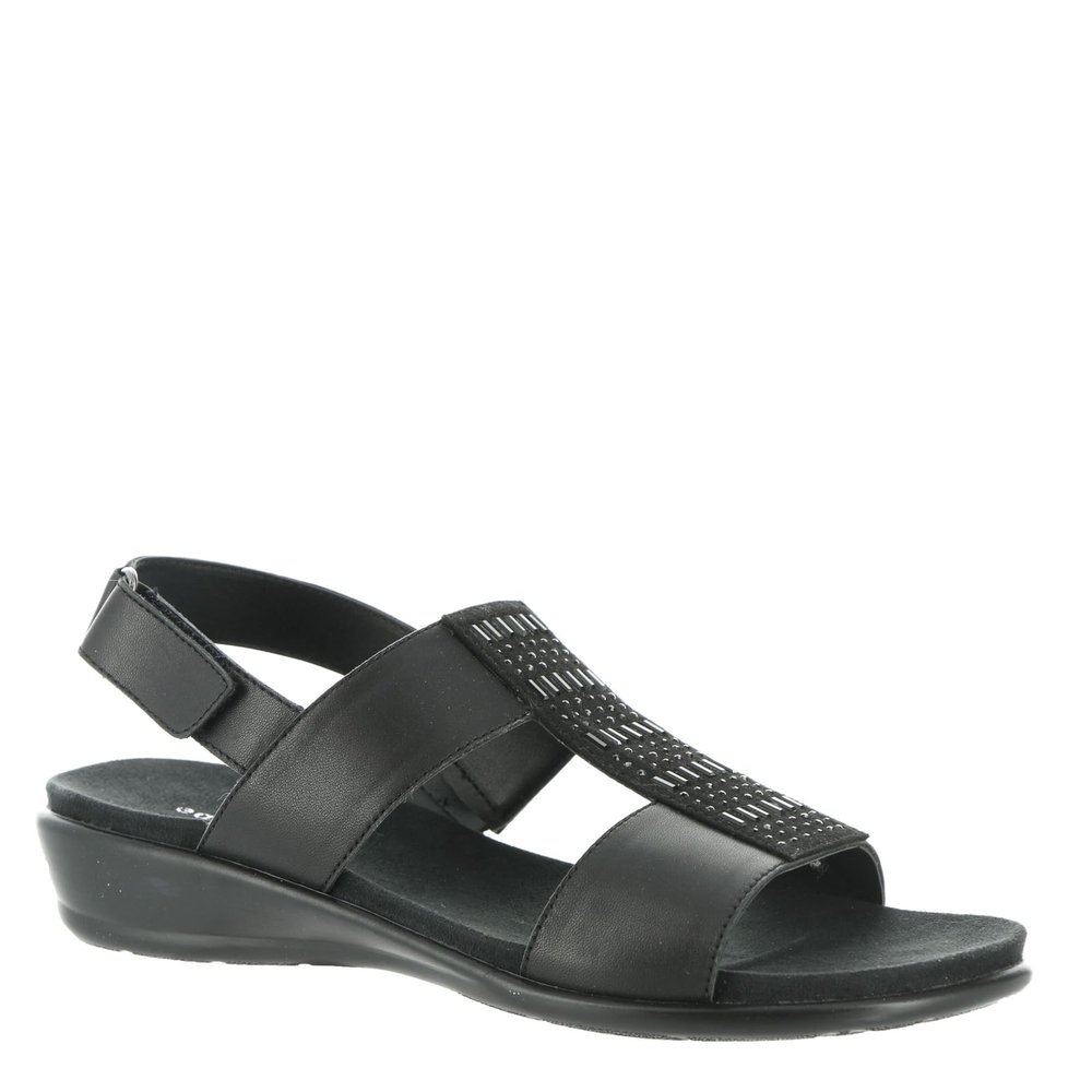 Easy Spirit Hazel Women's Sandal, 7.5 C/D US, Black