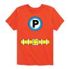 Pete the Cat - New Super Pete Shirt - Toddler and Youth Short Sleeve Graphic T-Shirt - Size 5T Heather Orange view 1
