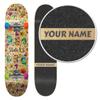 SkateXS Personalized Beginner Flowers Street Skateboard view 1