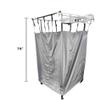Overland Vehicle Systems HD Nomadic Car Side Shower Room With Black 1000G PVC Travel Cover, Universal L - Brackets, Dark Grey Body with Silver Inner Lining view 2