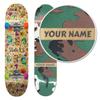 SkateXS Personalized Beginner Flowers Street Skateboard view 1