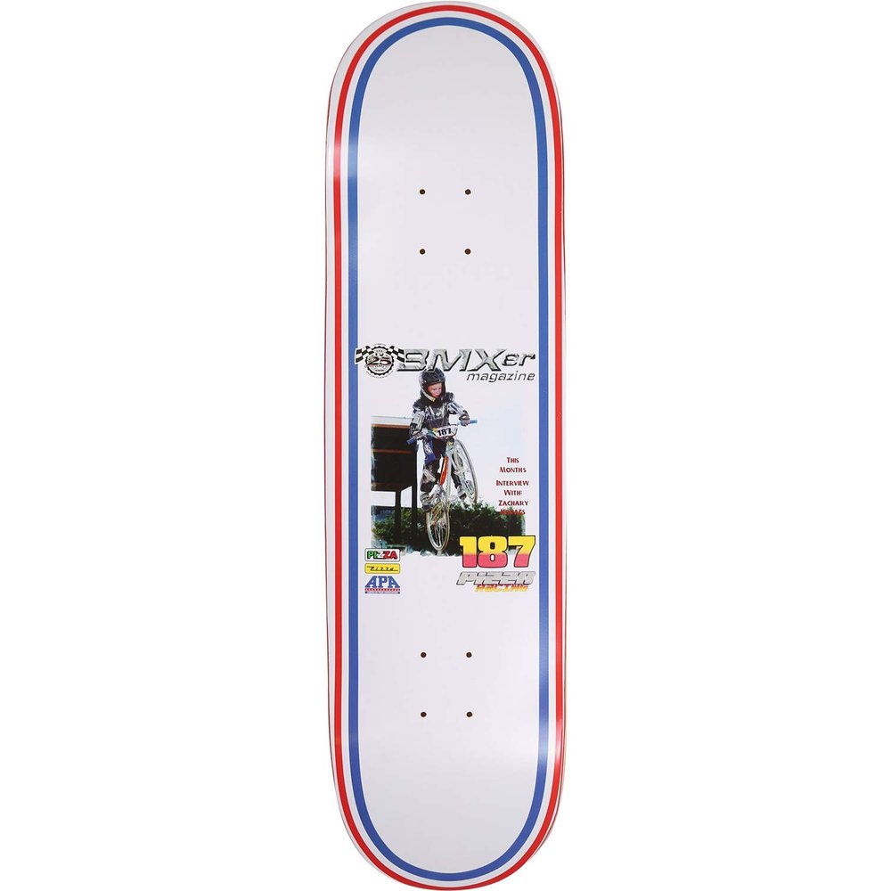Pizza - Kovacs Bmxer Skateboard Deck - 8.25 - Assembled AS Complete Skateboard