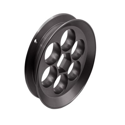Yoyito Aluminum Fishing Hand Line Reel Pocket/Travel (Black Reel)