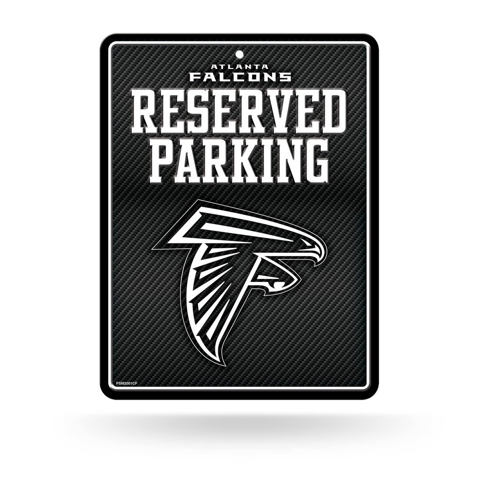 Rico Industries NFL Football Atlanta Falcons 8.5" x 11" - Great for Man Cave, Bed Room, Office, Home Dcor,Black
