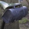 London Craftwork Bike Bag Real Leather Saddle/Handlebar/Frame Bag (Black) XL-BL-RAW view 1