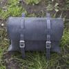 London Craftwork Bike Bag Real Leather Saddle/Handlebar/Frame Bag (Black) XL-BL-RAW view 2