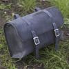 London Craftwork Bike Bag Real Leather Saddle/Handlebar/Frame Bag (Black) XL-BL-RAW view 4
