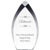 8.25" Tear Drop Retirement Acrylic Award - Presentation Trophy for Recognition, Includes Free Personalization Prime view 1