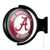 Alabama Crimson Tide: Round Lighted Rotating Wall Sign - College Decor for Home, Game Room, Fan Cave & Garage - USA Made view 2