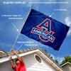 College Flags & Banners Co. American Eagles 3x5 Foot Flag and Pole Bracket Mount Bundle view 2
