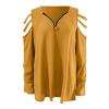 XUETON Women's V Neck Tee Shirt Printed Floral Long Sleeve Shirt Blouse T-Shirts Pullover Henley Shirts Yellow view 3
