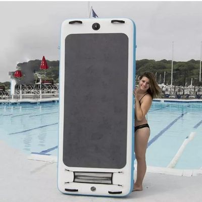 Inflatable DWF Swimming Pool Lake Ocean River Water Yoga Mat Raft with Pump NEW