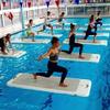 Inflatable DWF Swimming Pool Lake Ocean River Water Yoga Mat Raft with Pump NEW view 3