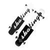 KHUY Skateboard Premium Longboard Skateboard for Cruising Freestyle Downhill Dancing 42 Inches Long Boards Skateboard for Girls Boys, Skate Board Cruiser for Teens Adults Beginners (Color : Style A) view 1
