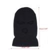 OMGREI Balaclava Face Mask 3-Hole for Cold Weather, Winter Ski Mask for Men and Women Thermal Cycling Mask (V-Tears) view 2