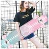 KHUY Skateboard 42 Inches Long Boards Skateboard for Girls Boys, Premium Longboard Skateboard for Cruising Freestyle Downhill Dancing Skate Board Cruiser for Teens Adults Beginners (Color : Style I) view 1