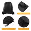 PLULON 25 Pcs Black Drawstring Bags Bulk, Black Drawstring Backpack Bulk String Backpack Cinch Sack Pull Sport Gym Backpack Bags for Yoga Traveling Outdoor Sports view 3