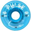 Atom Pulse Lite Outdoor Quad Roller Skate Wheels, 62mm, Blue, 78A view 1