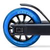 CLAS FOX Pro Scooter Wheels 100mm Transparent Sparkle PU with ABEC-9 Bearings CNC Metal Core (2pcs) (Blue) view 3
