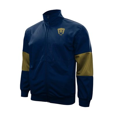 Icon Sports Soccer Track Jacket Official Mens Pumas UNAM Club Universidad Nacional World Football Club Team Casual Full Zip Up Training Top PU49TJ S