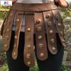 Nautical-Mart Medieval LARP Brown Leather Tassets Belt - Armor Costume view 3