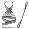 GRLIFE 4pcs Nylon Climbing Sling Runner, 22KN Nylon Extension Climbing Straps, Daisy Chain Rope, Climbing Utility Cord for Outdoor Climbing, Rappelling, Swing, Yoga Hammock Black 23.6Inch60cm view 2