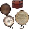Engraved Compass, Gift for Husband,Anniversary,Wedding Gift for Him, Long Distance Boyfriend Gift, Fiance Gift I Miss You Long Distance Relationship Gift for Army Boyfriend Gift (to My Husband 5) view 4