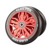 CLAS FOX Pro Scooter Wheels 120x24mm Set of 2 Pro Scooter Wheels with ABEC-9 Bearings (Black-Red) view 4