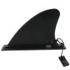 AQUBONA Surfboard Fin, Center Paddle Board Fin, 4 Feet Quick Release Detachable Inflatable Paddleboard Fin, Suitable for Longboard, Surfboard Paddleboard, Black view 1