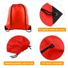 PLULON 25 Pcs Red Drawstring Backpack Bags Bulk String Backpack Cinch Sack Pull Sport Gym Backpack Bags for Yoga Traveling Outdoor Sports view 3