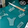 LEILIN Lightsaber Stand-Acrylic Lightsaber Display Stand,Table Saber Rackplace Magic Wand, Laser Sword,Saber Sword (2 Pairs) view 1