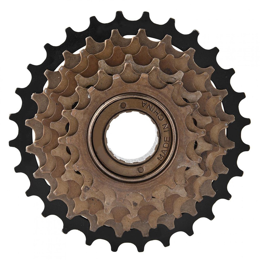 7 Speed Freewheel,High Efficiency 7 Gear Cassette Sprocket,Durable Cycling Spare Parts for Mountain Bikers,Road Cyclists and Commuters