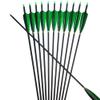 500 Spine Arrow 26 Inch Arrow Target Practice Arrow Hunting Arrow Carbon Arrows Compound Bow Recurve Bow Adult Youth Archery Indoor Outdoor Shooting Field Tip view 2