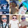 Hycredi Flexible Polarized Sunglasses with Strap for Baby Age 0-2 Years (Pink/Grey) view 2