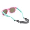 Hycredi Flexible Polarized Sunglasses with Strap for Baby Age 0-2 Years (Pink Green/Mirrored Blue) view 4