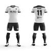 ORKY Custom Soccer Jersey with Short Men Kids Personalized Name Number Logo Shirt Football Team Uniform Water Kylin(White 120cm) view 2