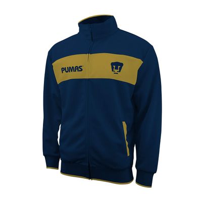 Icon Sports Soccer Track Jacket Official Mens Pumas UNAM Club Universidad Nacional World Football Club Team Casual Full Zip Up Training Top PU52TJ S