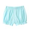 JEATHA Infant Baby Girls Loose-Fit Booty Shorts Elastic Waistband Diaper Cover Summer Breathable Boycuts Sky Blue 2-3 view 2