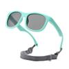 Hycredi Flexible Polarized Sunglasses with Strap for Baby Age 0-2 Years (Blue/Grey) view 1
