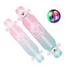 Long Boards Skateboard for Girls Boys, Skateboard 42 Inch Premium Longboard Skateboard for Cruising Freestyle Downhill Dancing Skate Boards Cruiser for Teens Adults Beginners ( Color : E with LED ) view 2