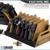 Savior Equipment Gun Pistol Revolver Firearm Handgun Rack Stand, Fit 8 of Most Long-Barreled Pistols, Cushioned Foam to Protect, Gun Safe Cabinet Storage Organizer Accessories view 2