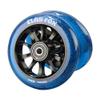 CLAS FOX Pro Scooter Wheels 110mm Transparent Sparkle PU with ABEC-9 Bearings CNC Metal Core (2pcs) (Blue) view 1