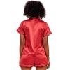 MISSIMIA Womens Pajamas Set Short Sleeve Sleepwear Button Down Nightwear Satin Pj Lounge Sets XS-XL view 4